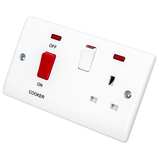 BG Nexus 45A DP Cooker Control Unit with Neon White