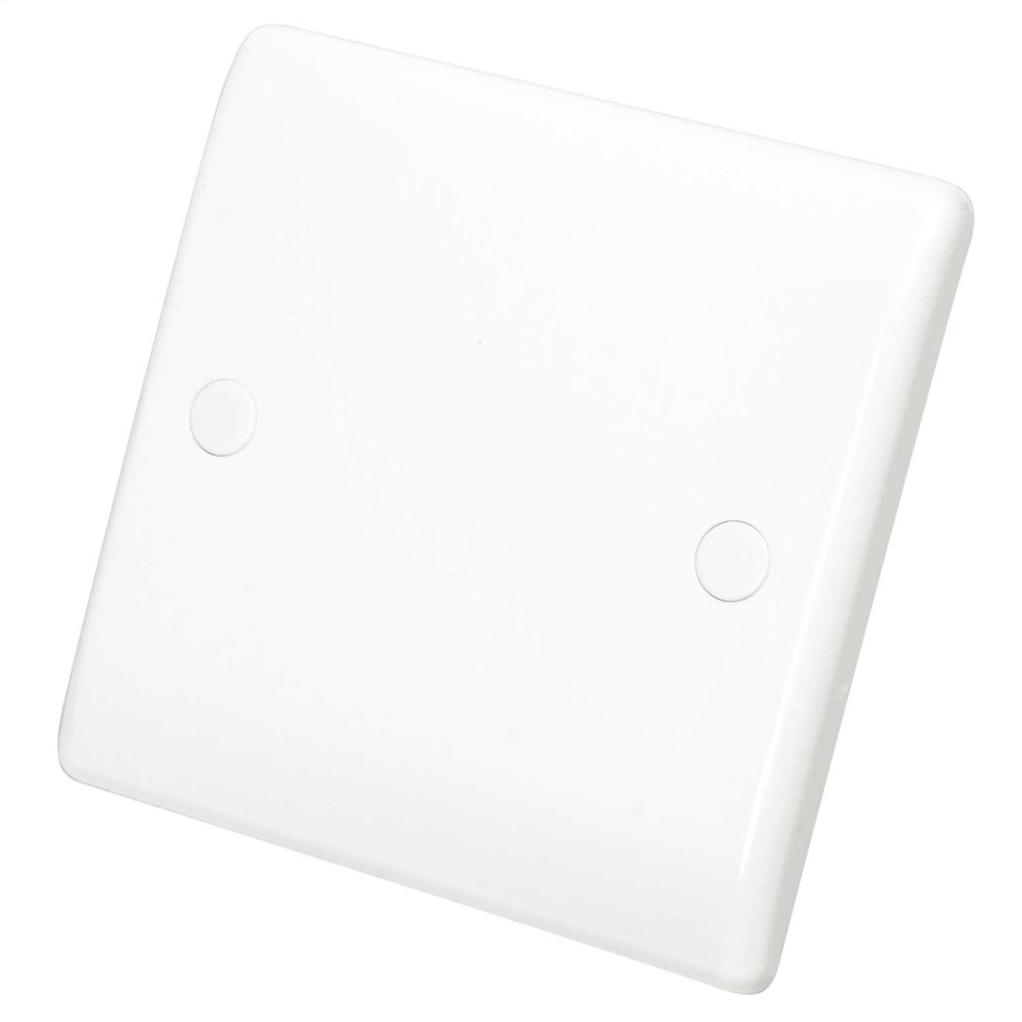 BG Nexus 1 Gang Blank Plate White