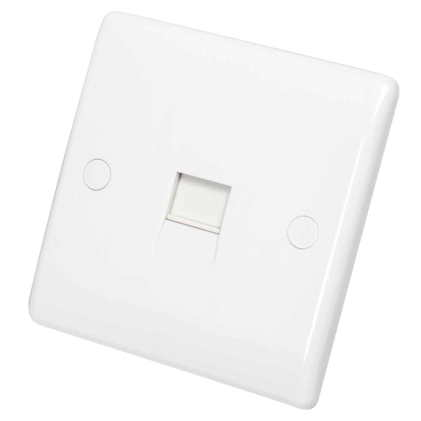 BG Nexus 1 Gang Master Telephone Socket White