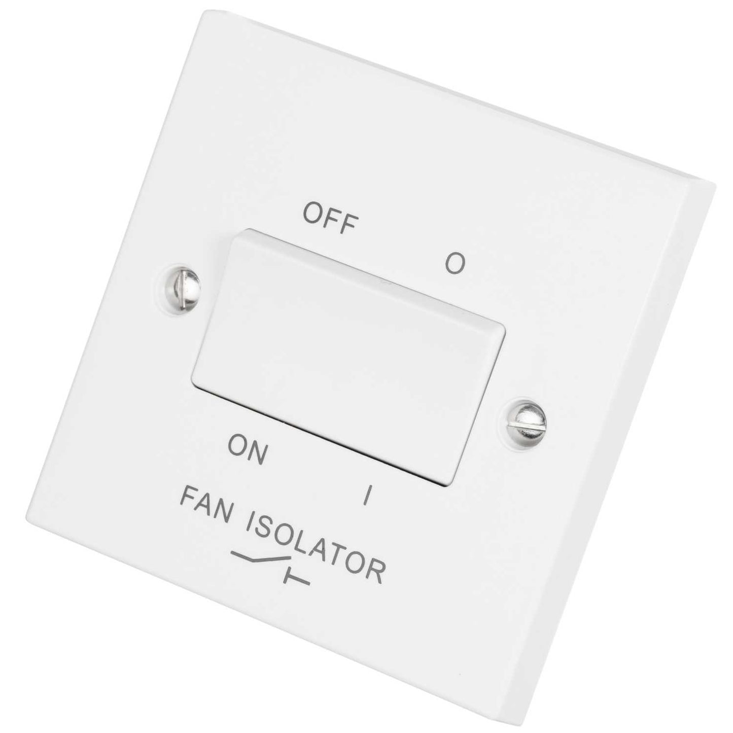 BG 900 Series 10A Triple Pole Fan Isolator Switch White