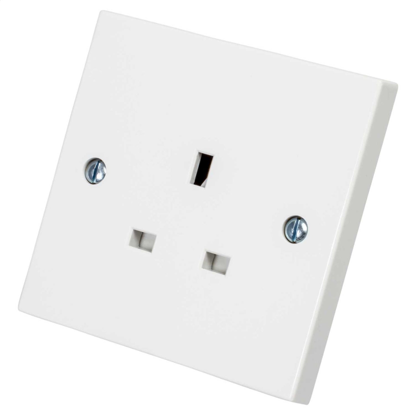 BG 900 Series 13A 1 Gang Unswitched Socket White