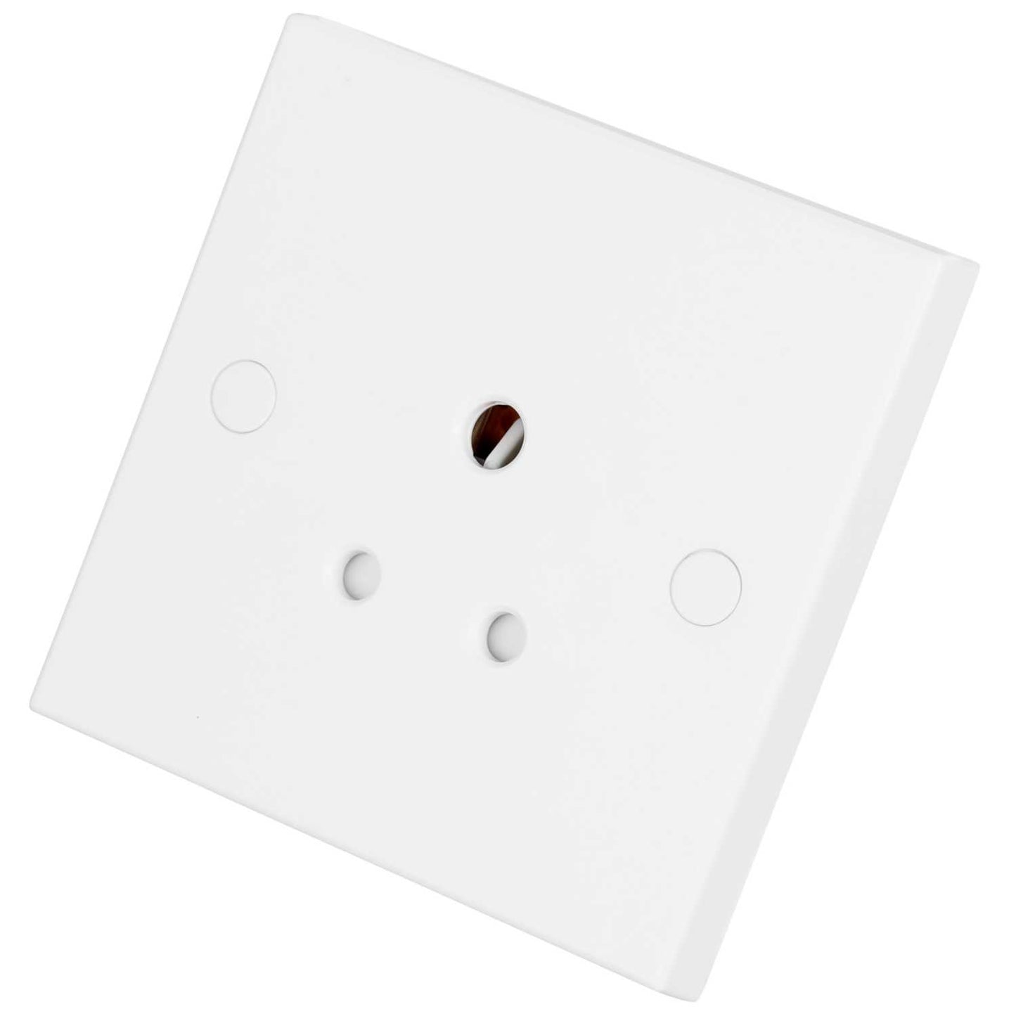 BG 900 Series 5A 1 Gang Unswitched Socket White
