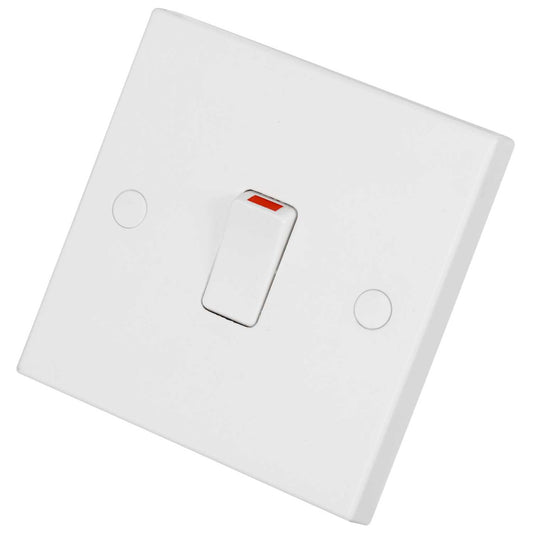 BG 900 Series 20A DP Switch White
