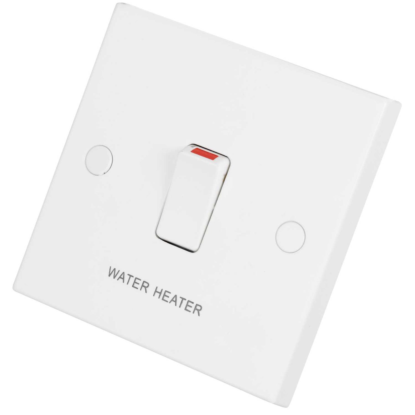 BG 900 Series 20A DP Switch with Flex Outlet marked Water Heater White