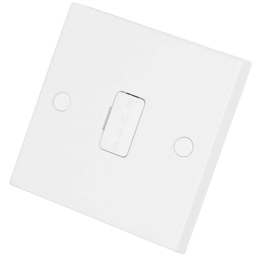 BG 900 Series 13A DP Unswitched Fused Spur White