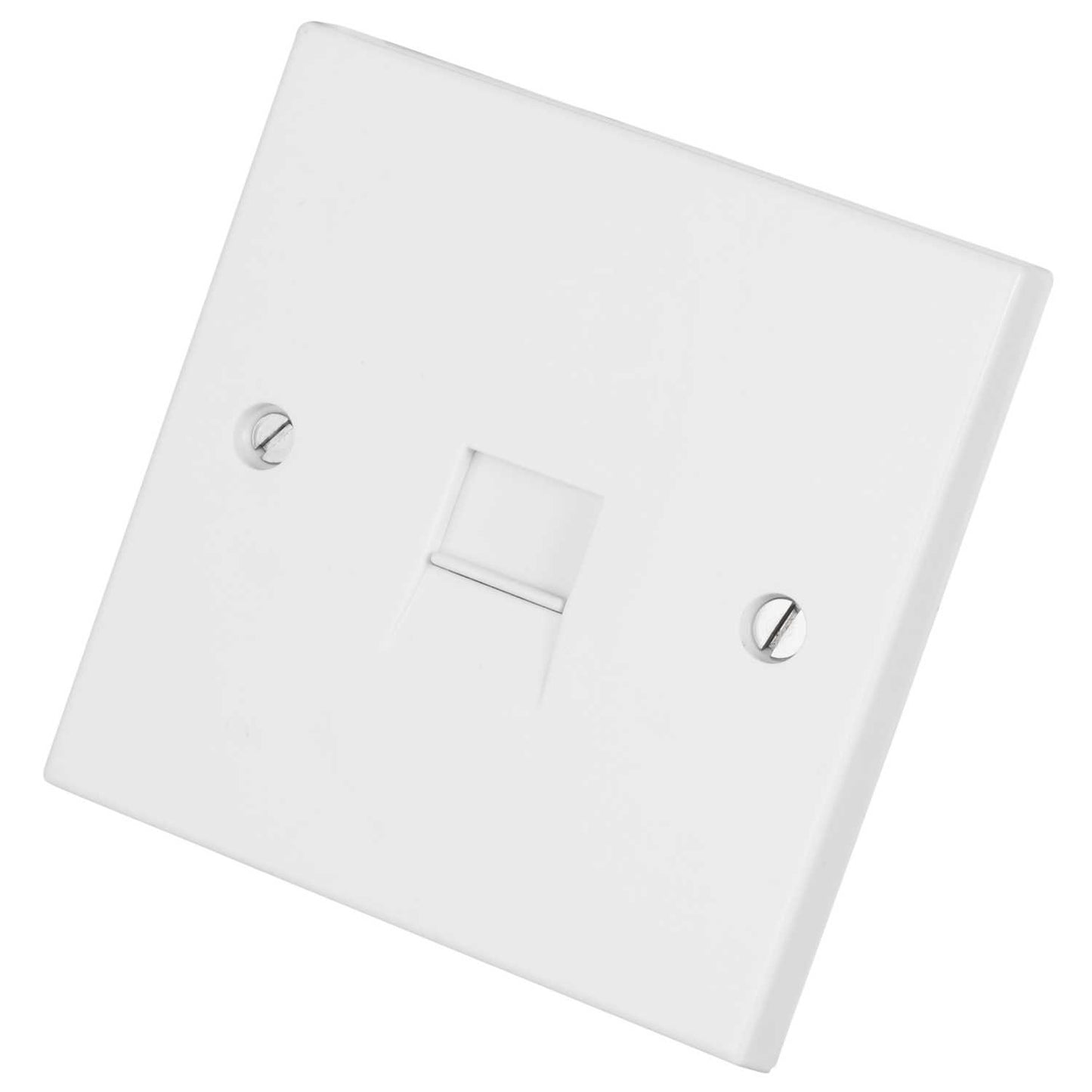 BG 900 Series 1 Gang Master Telephone Socket White