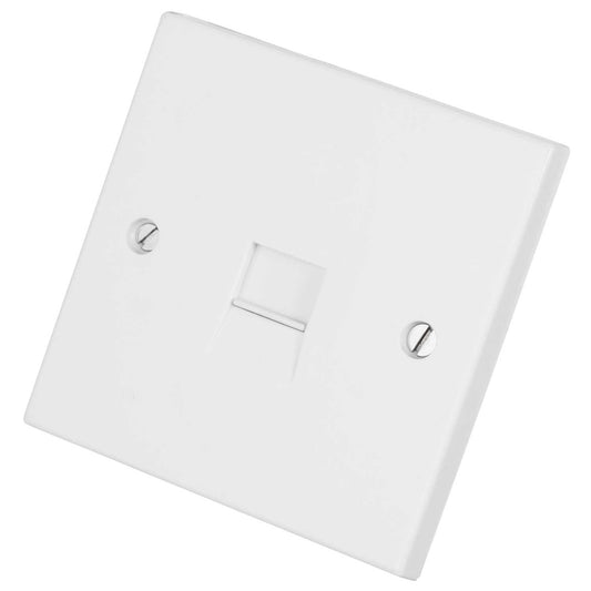 BG 900 Series 1 Gang Master Telephone Socket White