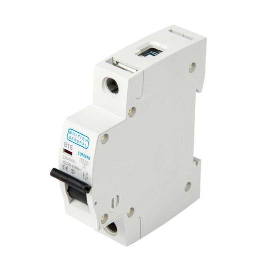 BG 16A Single Pole 6kA B Curve MCB
