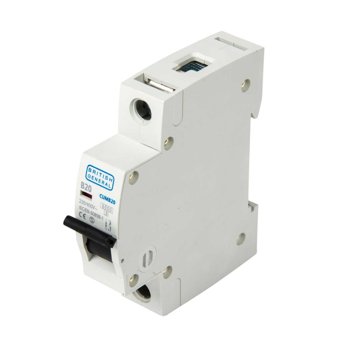 BG 20A Single Pole 6kA B Curve MCB