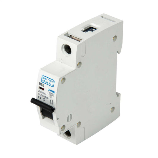 BG 50A Single Pole 6kA B Curve MCB