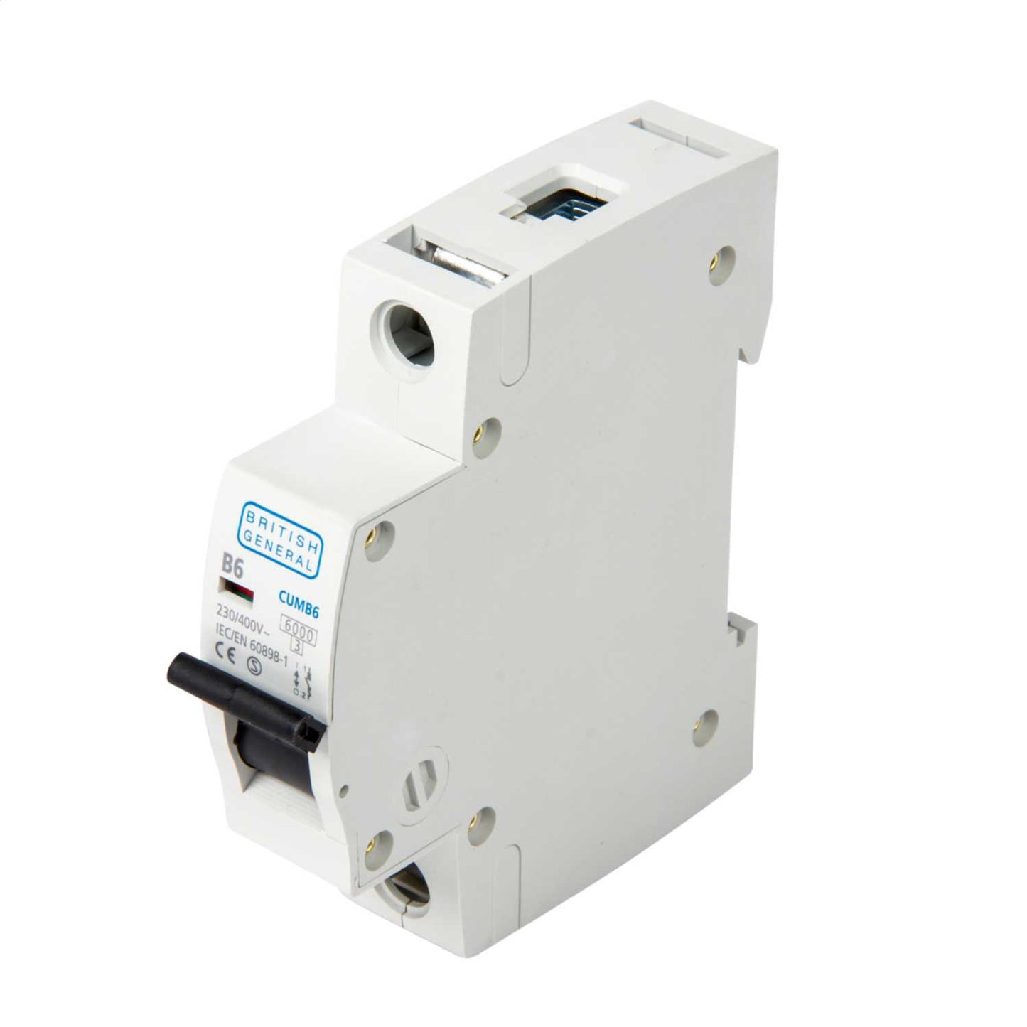 BG 6A Single Pole 6kA B Curve MCB