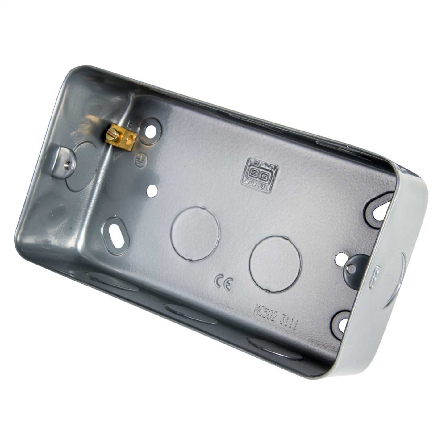 BG 3 and 4 Gang Surface Metal Back Box with Knockouts