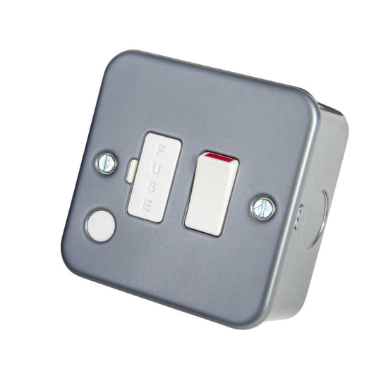 BG 13A DP Switched Fused Spur with Flex Outlet Metal Clad