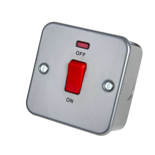 BG 45A DP Switch with Neon Metal Clad