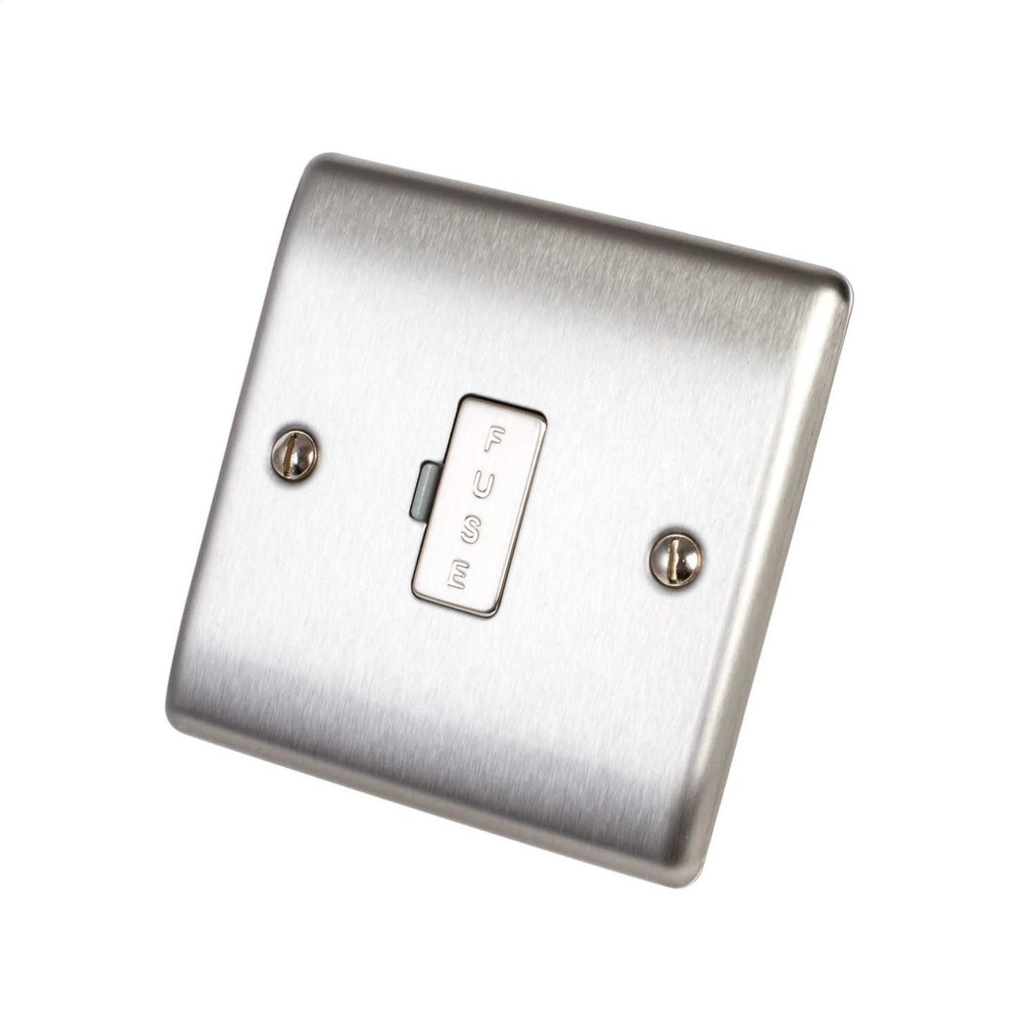 BG 13A Unswitched Fused Spur Brushed Steel