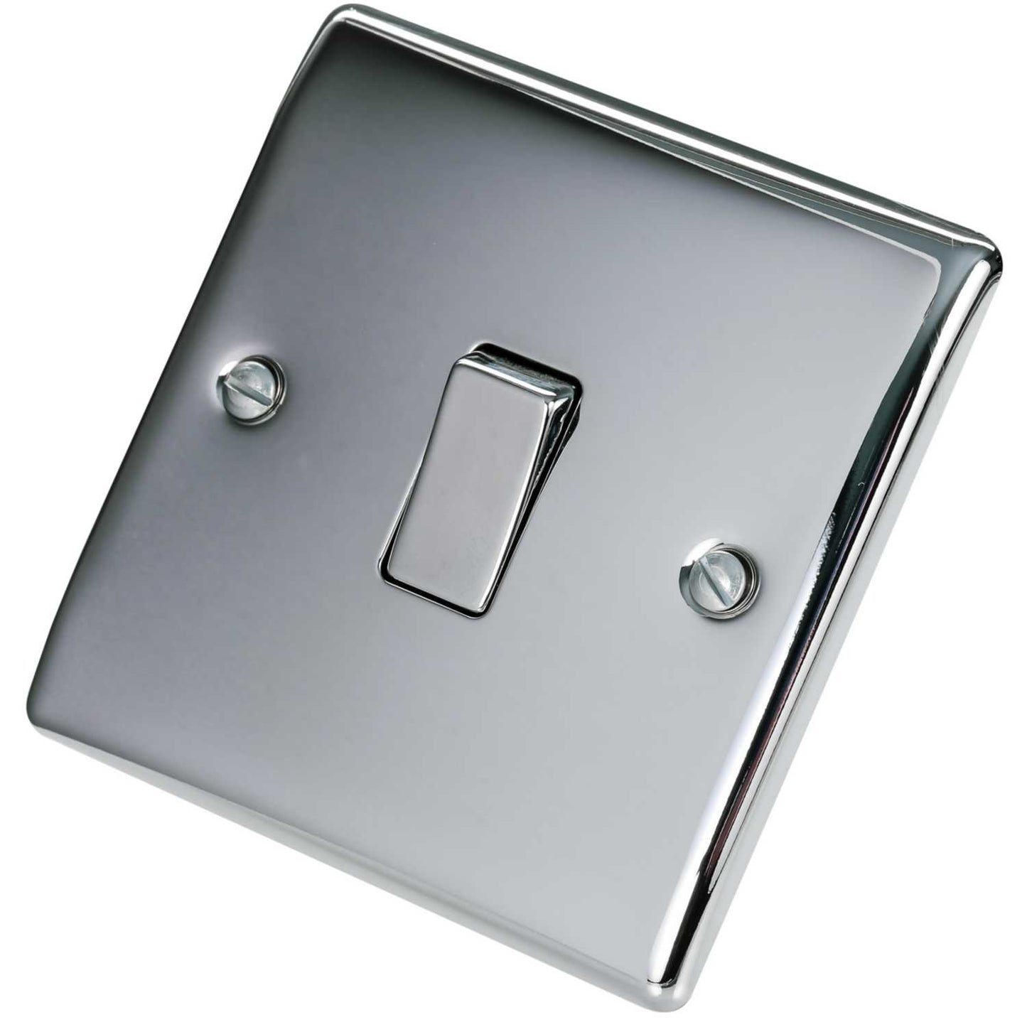 BG 10A 1 Gang Intermediate Light Switch Polished Chrome
