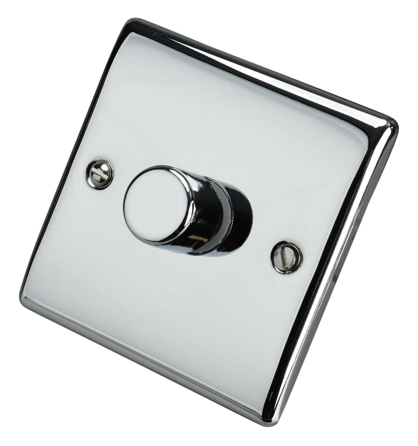 BG 200W 1 Gang 2 Way Intelligent Dimmer Switch Polished Chrome