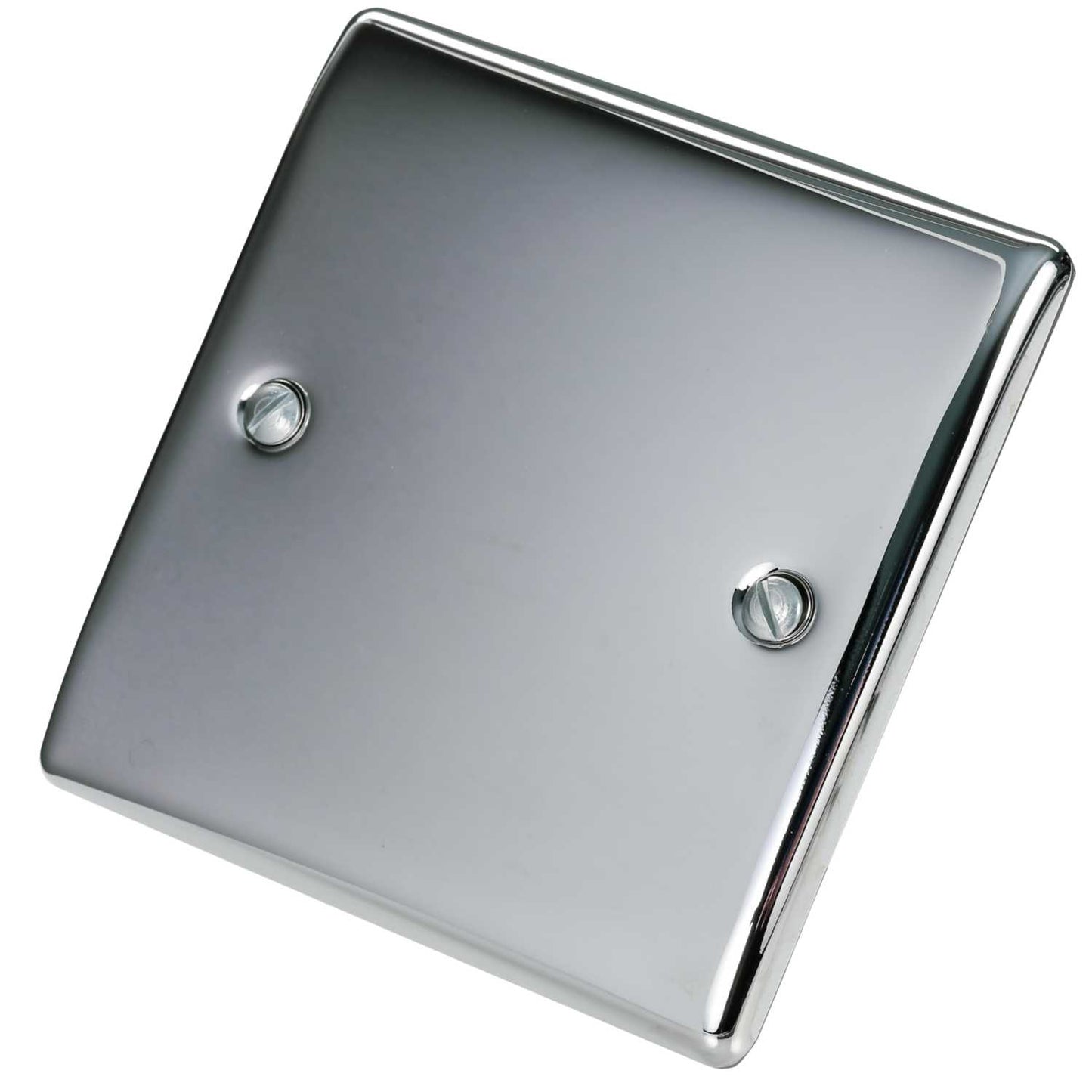 BG 1 Gang Blank Plate Polished Chrome
