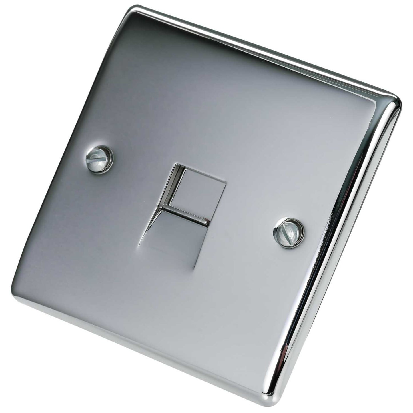 BG 1 Gang Master Telephone Socket Polished Chrome