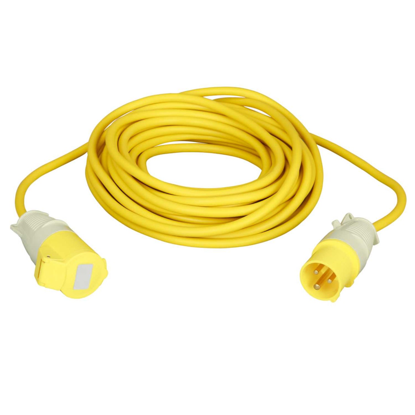 Defender 14m 16A 2.5mm Extension Lead Arctic Yellow