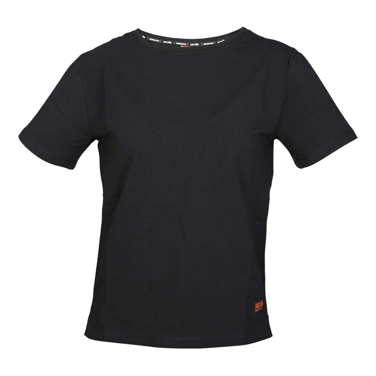 Scruffs Size Womens Trade T-Shirt Black