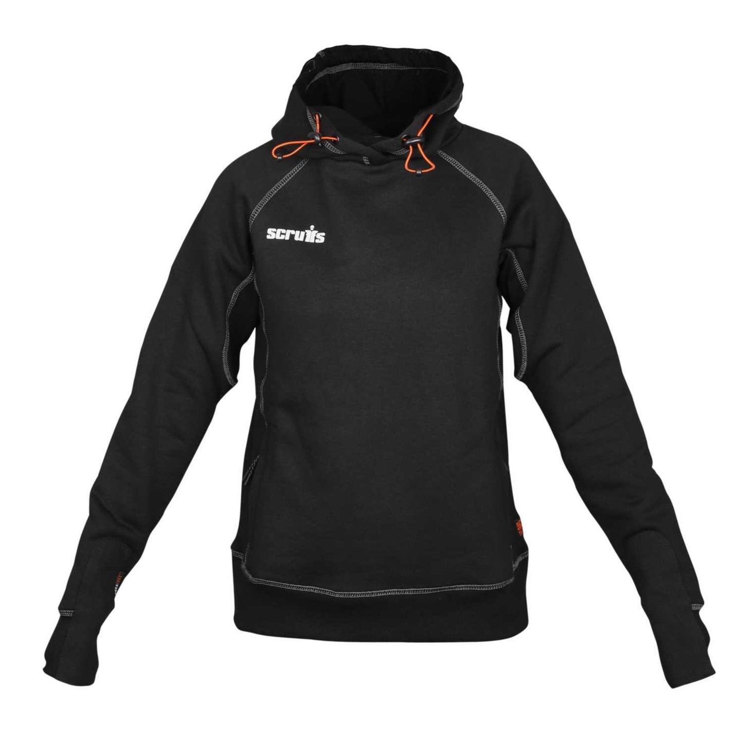 Scruffs Size Womens Trade Hoodie Black