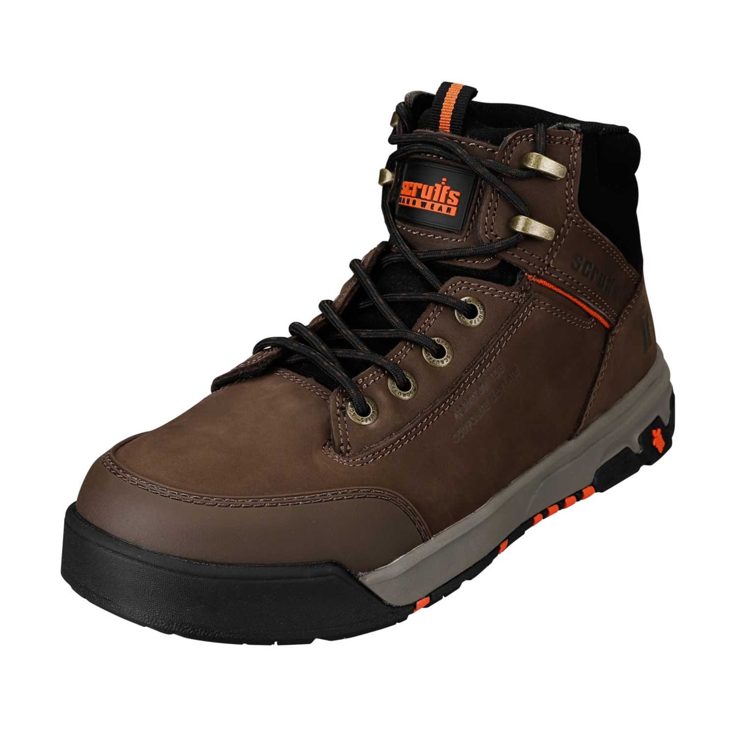 Scruffs Size Switchback 3 Safety Boots Brown