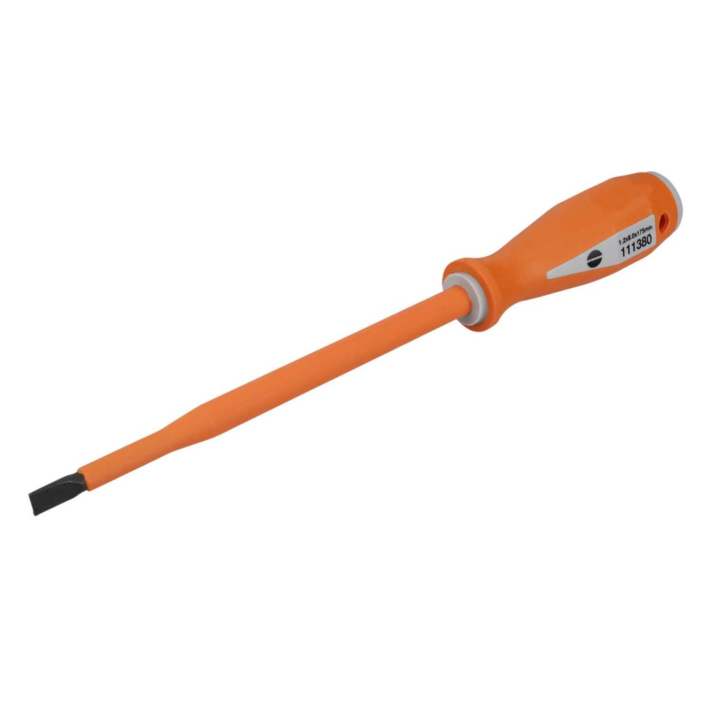Boddingtons Electrical 8mm x 175mm Slotted VDE Screwdriver 1000V