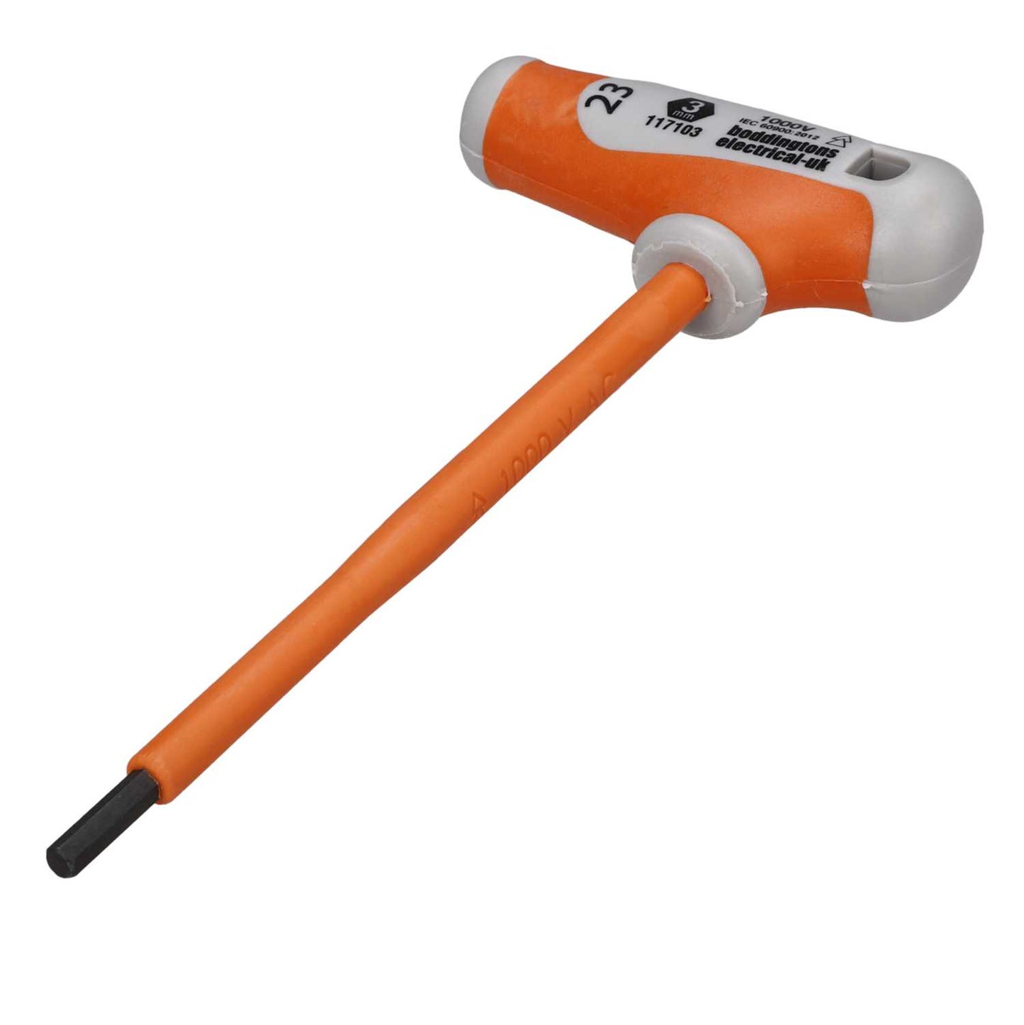 Boddingtons Electrical 3mm Insulated P Handle Allen Key