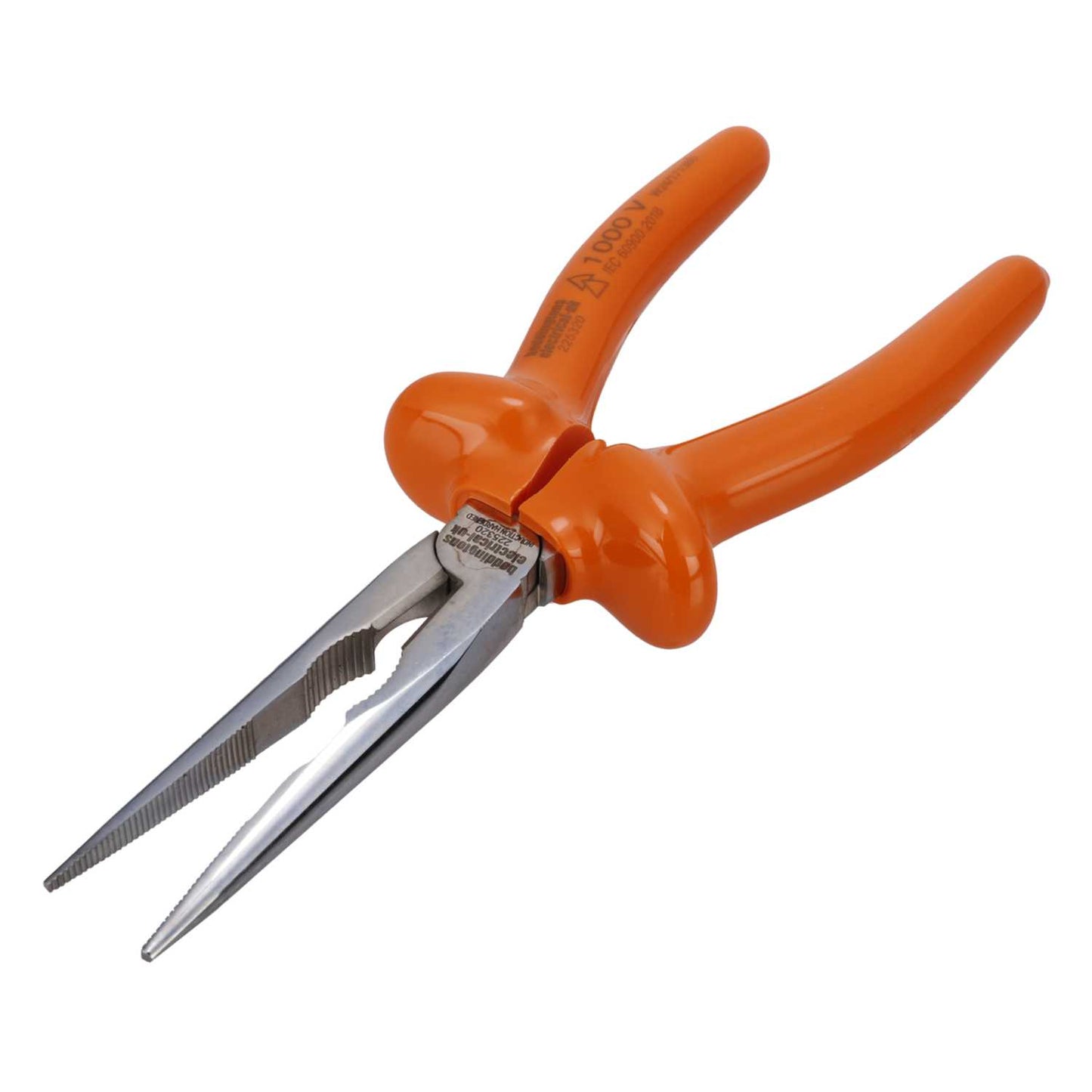 Boddingtons Electrical 200mm 1000V Snipe Nose Pliers with Side Cutters