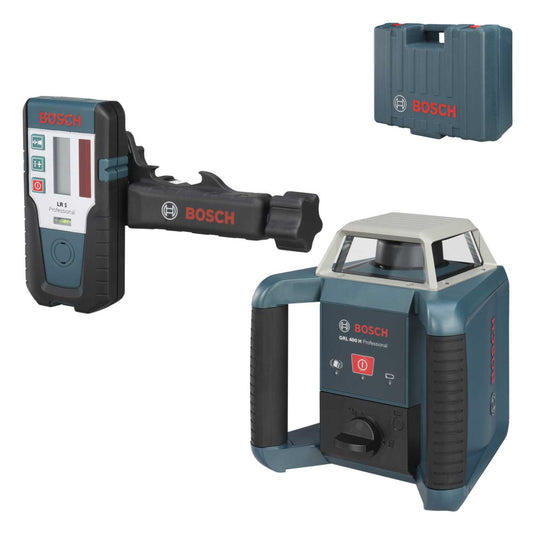 Bosch GRL 400 H Rotation Laser Level and LR 1 Receiver