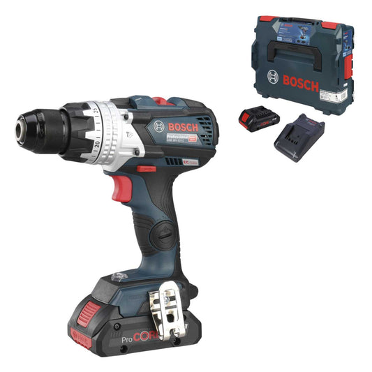 Bosch GSB 18V-110 C 18V Combi Drill with 2 x 4.0Ah ProCORE Batteries