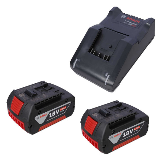 Bosch 1600A019S1 18V Charger and 2 x 4.0Ah Battery Kit