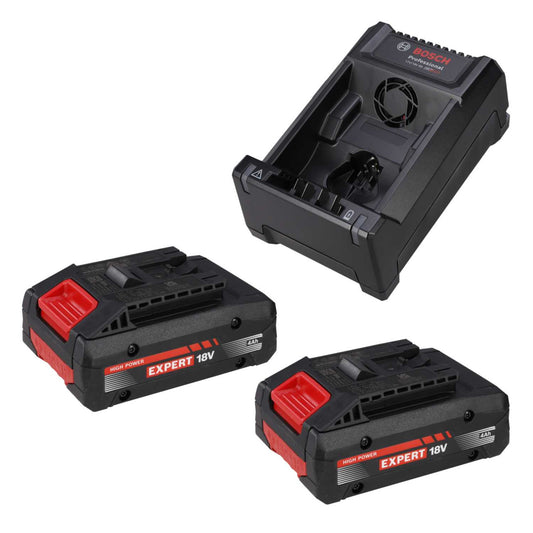 Bosch Expert 18V Charger and 2 x 4.0Ah Battery Kit