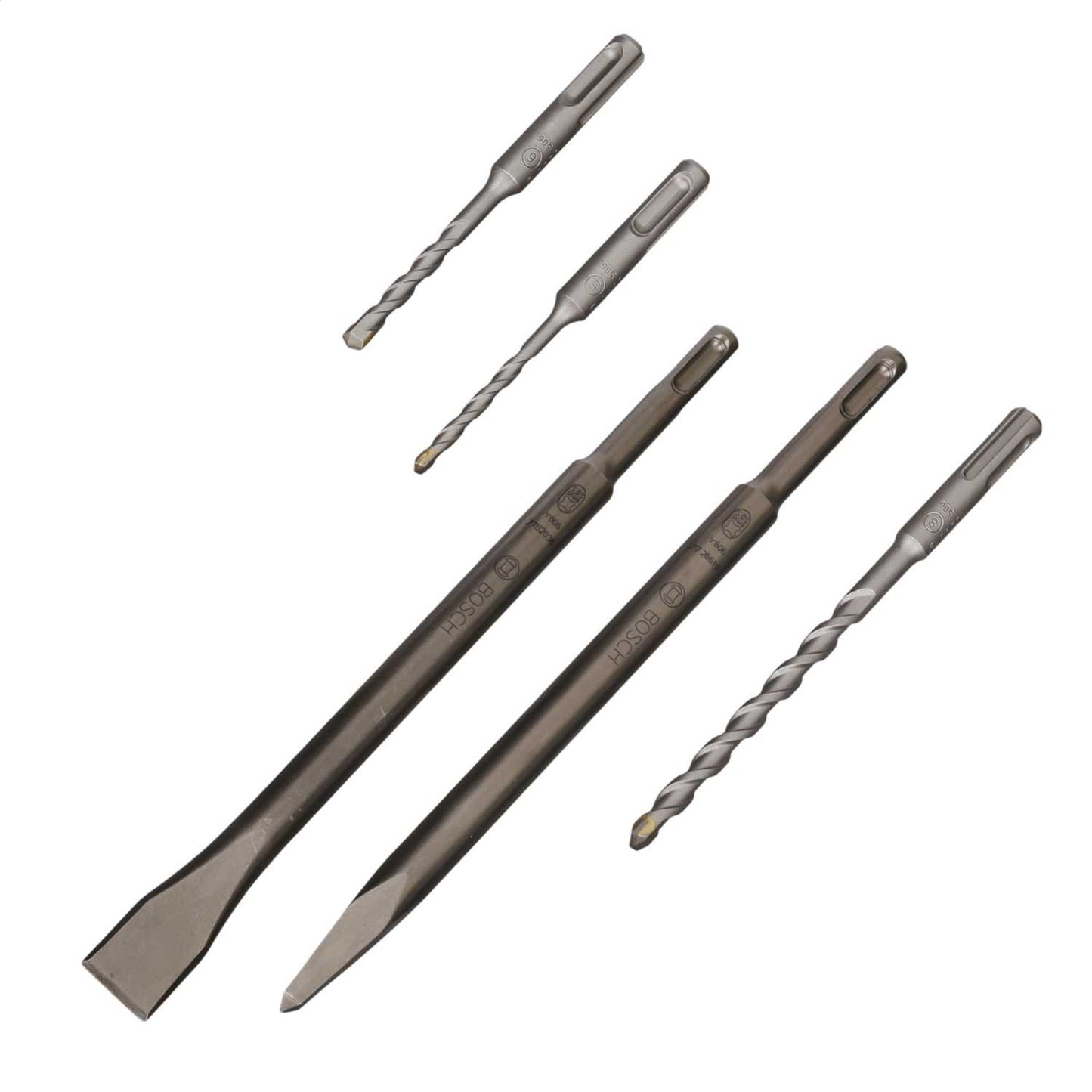 Bosch SDS+ Carbide Hammer Drill Bit and Chisel Set
