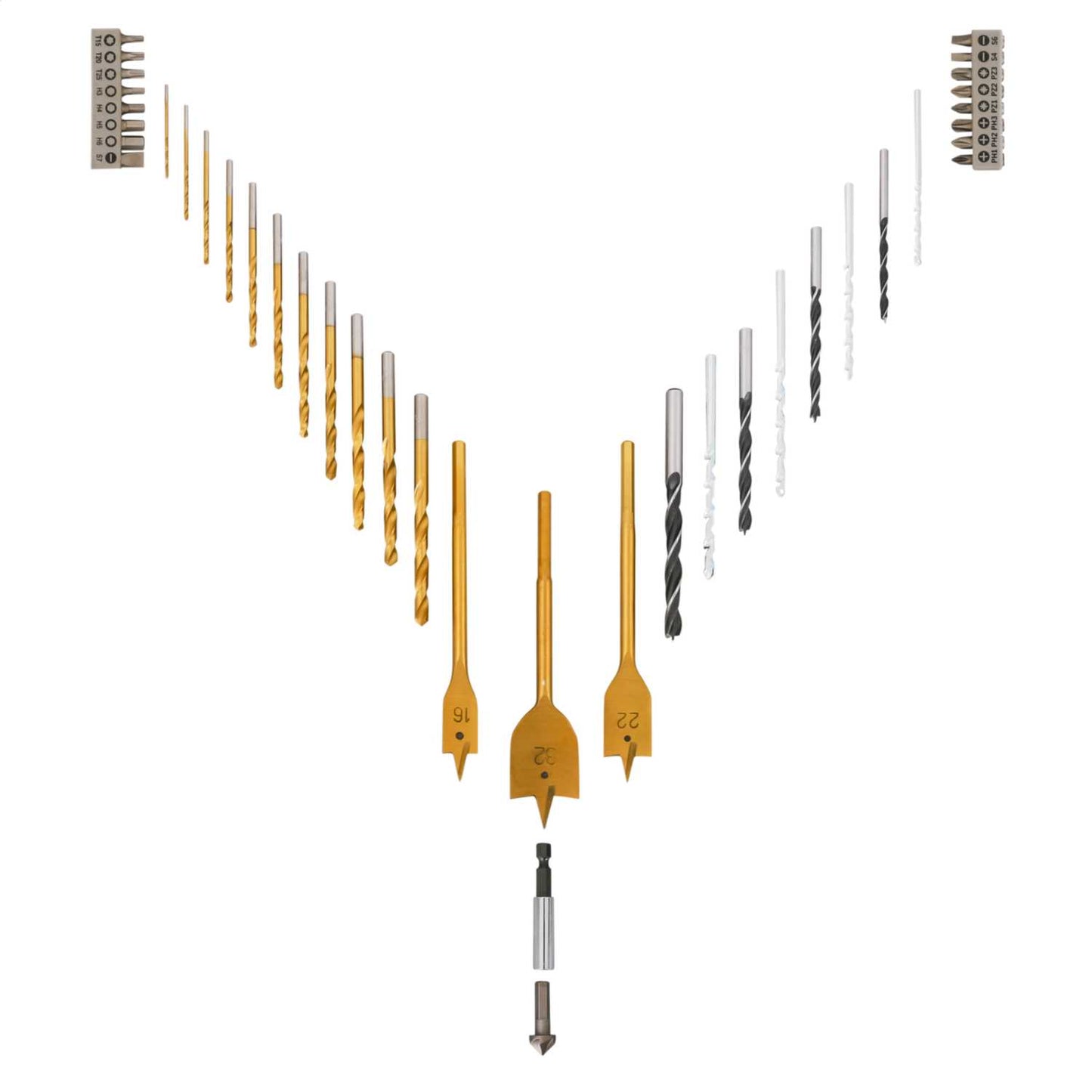 Bosch 40-piece X-Line Titanium set