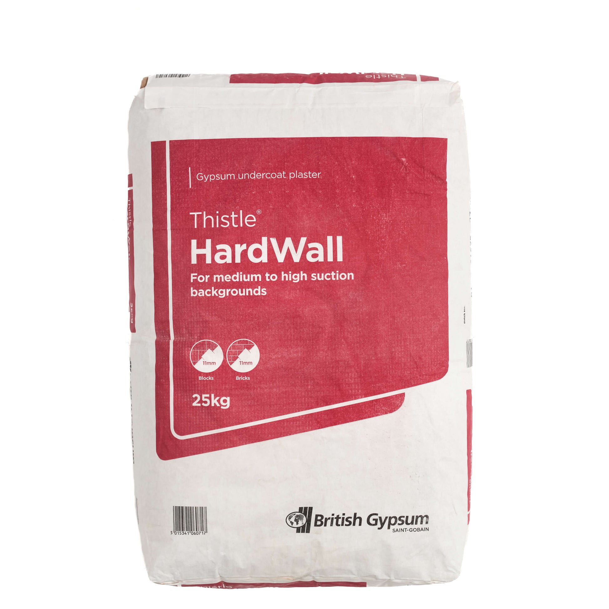 British Gypsum Thistle Hardwall Plaster 25kg