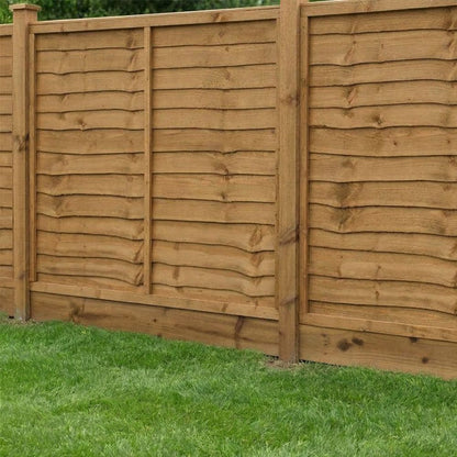 22mm x 150mm Brown Treated Sawn Carcassing Timber (6" x 1") 2400mm
