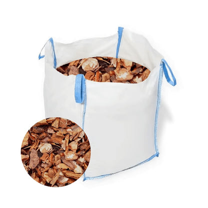 Garden Bark Chippings Bulk Bag (500L)