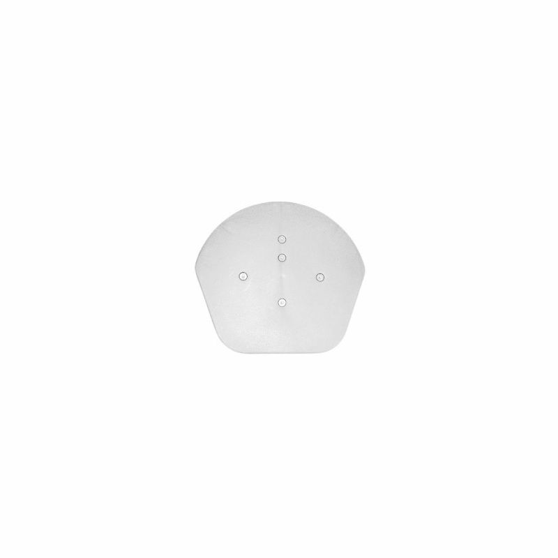 KLOBER HALF ROUND RIDGE END CAPS (PACK OF 2) WHITE KR977277