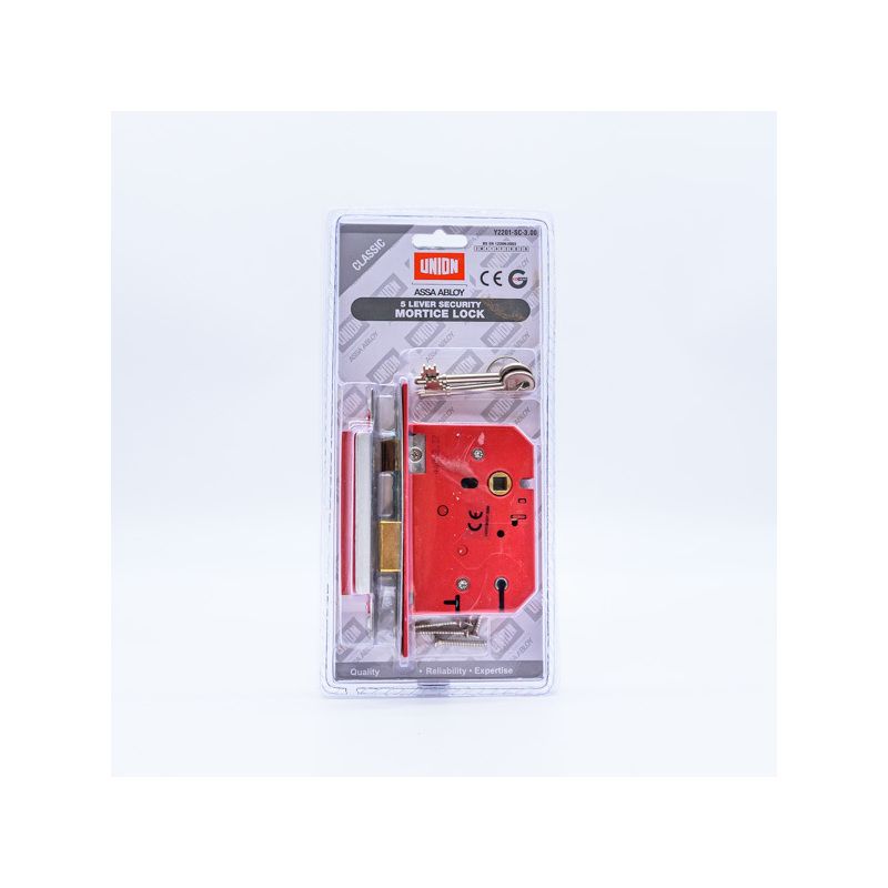 UNION SCP 76mm 5L MORTICE SASHLOCK P/P Y2201-SC-3.00