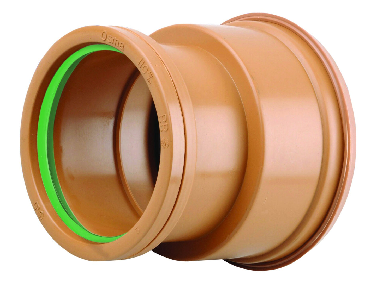 OSMAD 110mm D/S ADAPTOR THINWALL CLAY SPIGOT 4D129