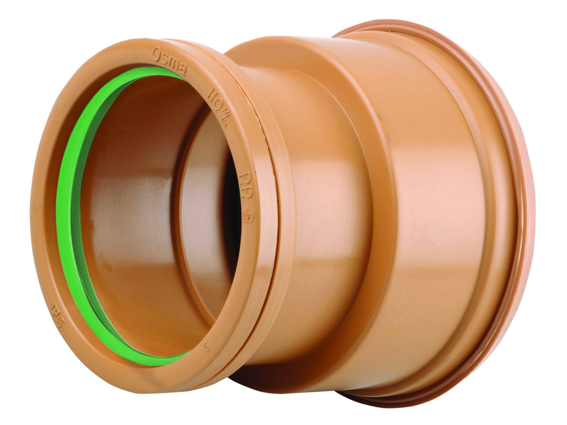 OSMAD 110mm D/S ADAPTOR THINWALL CLAY SPIGOT 4D129