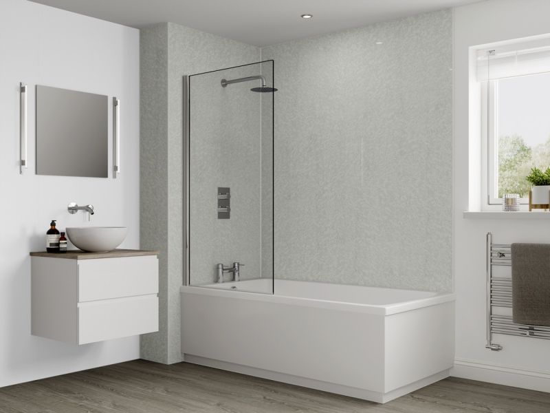 MULTIPANEL MPM049SHR CLASSIC UNLIPPED WALL PANEL 2400 x 1200mm FROST WHITE