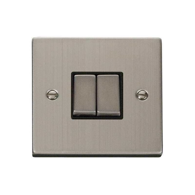 CLICK VPSS412BK 2 GANG WAY INGOT 10AX MG