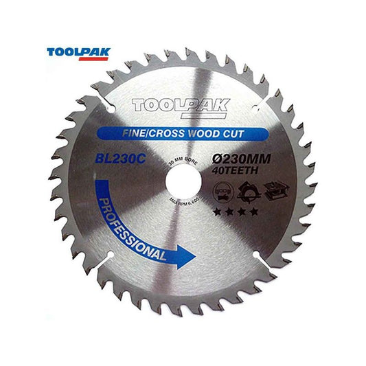 TOOLPAK BL230C 230MM X 30MM X 40T TCT BLADE