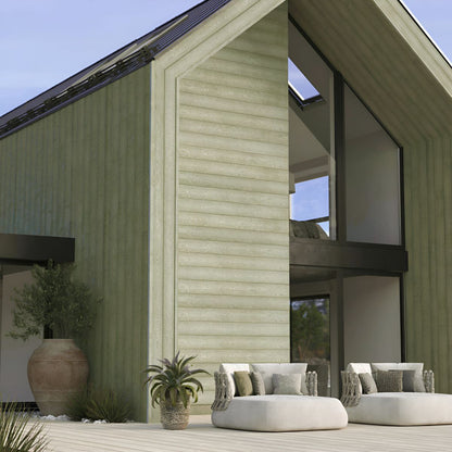 Millboard Envello Cladding Shadow Line + (Fr) Board 200 x 18 x 3600mm Sage Green