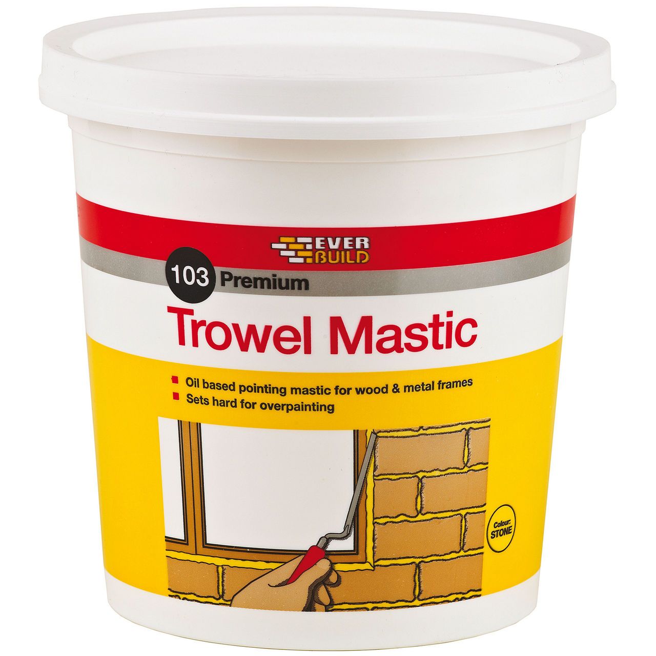 Everbuild 103 Trowel Mastic 6Kg Red TROW6RD