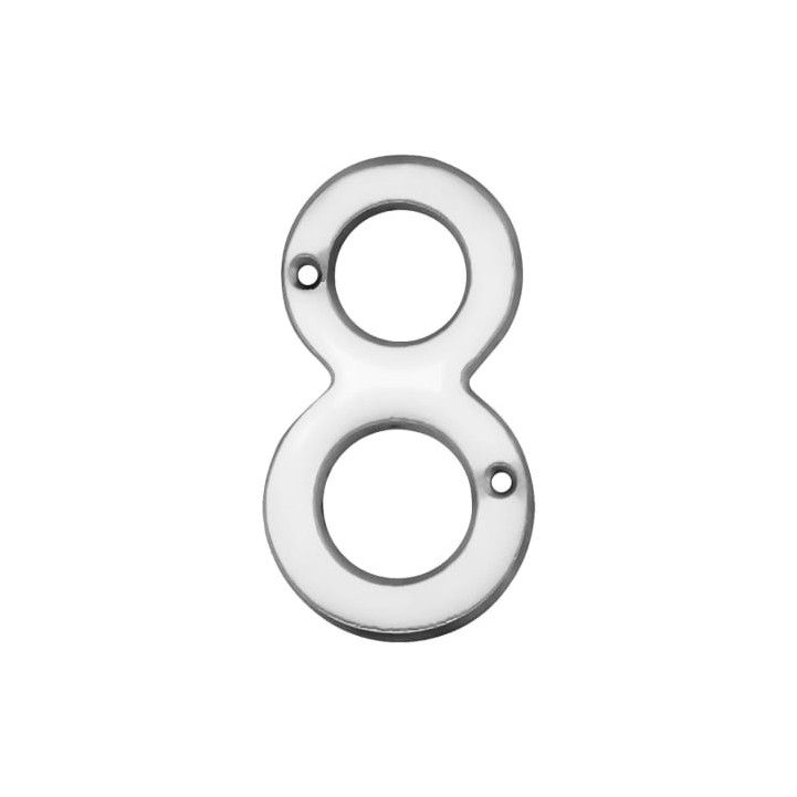 CARLISLE BRASS NUMERAL FACE FIX NO.8 N8CP