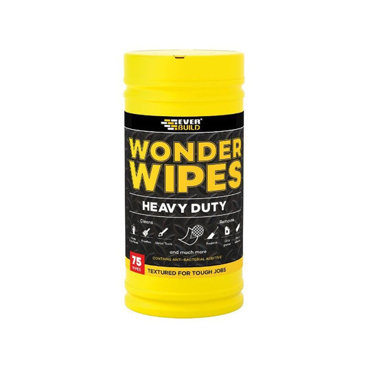 Everbuild Heavy Duty Wonder Wipes (Tub Of 75) WIPEHD75